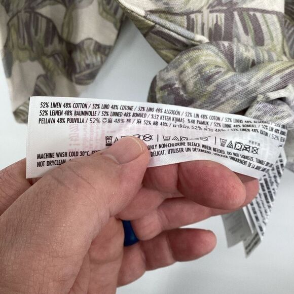 NWT Men's Disney Linen/Cotton Blend Spirit Jersey-medium palm‎ - Picture 11 of 13